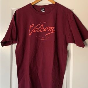 Volcom Maroon T Shirt